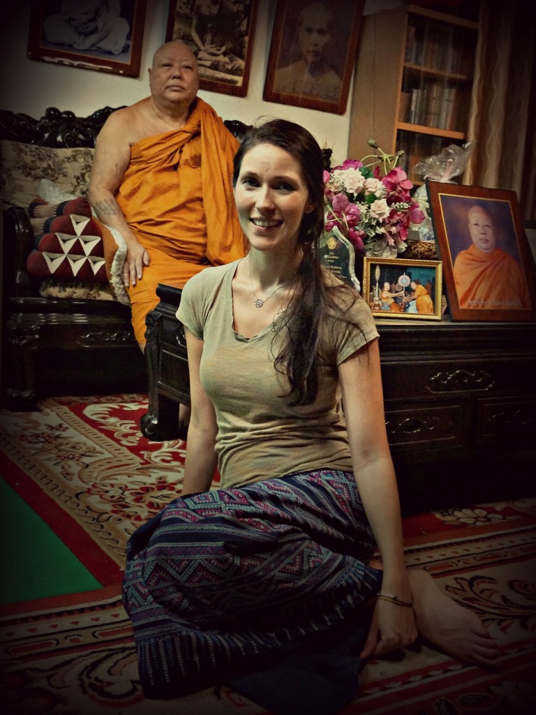 Tani with Phra Adjarn